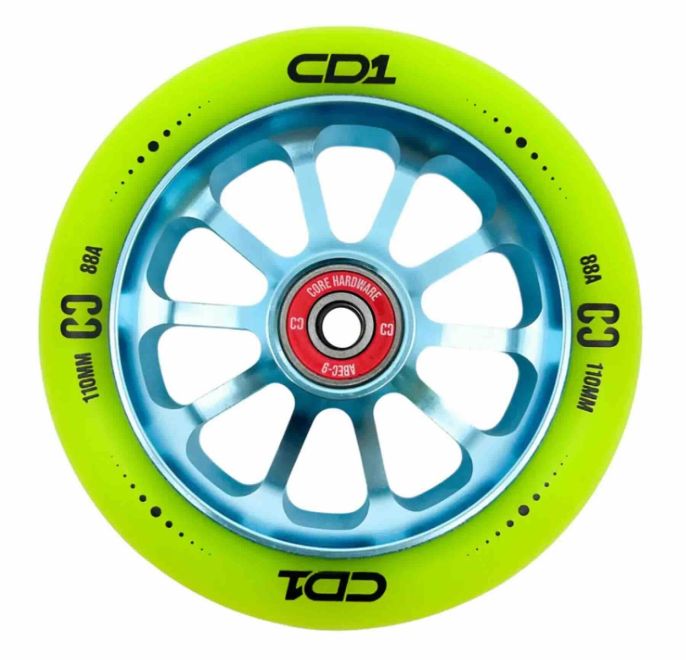 Колелце CORE CD1 110 Lime Blue